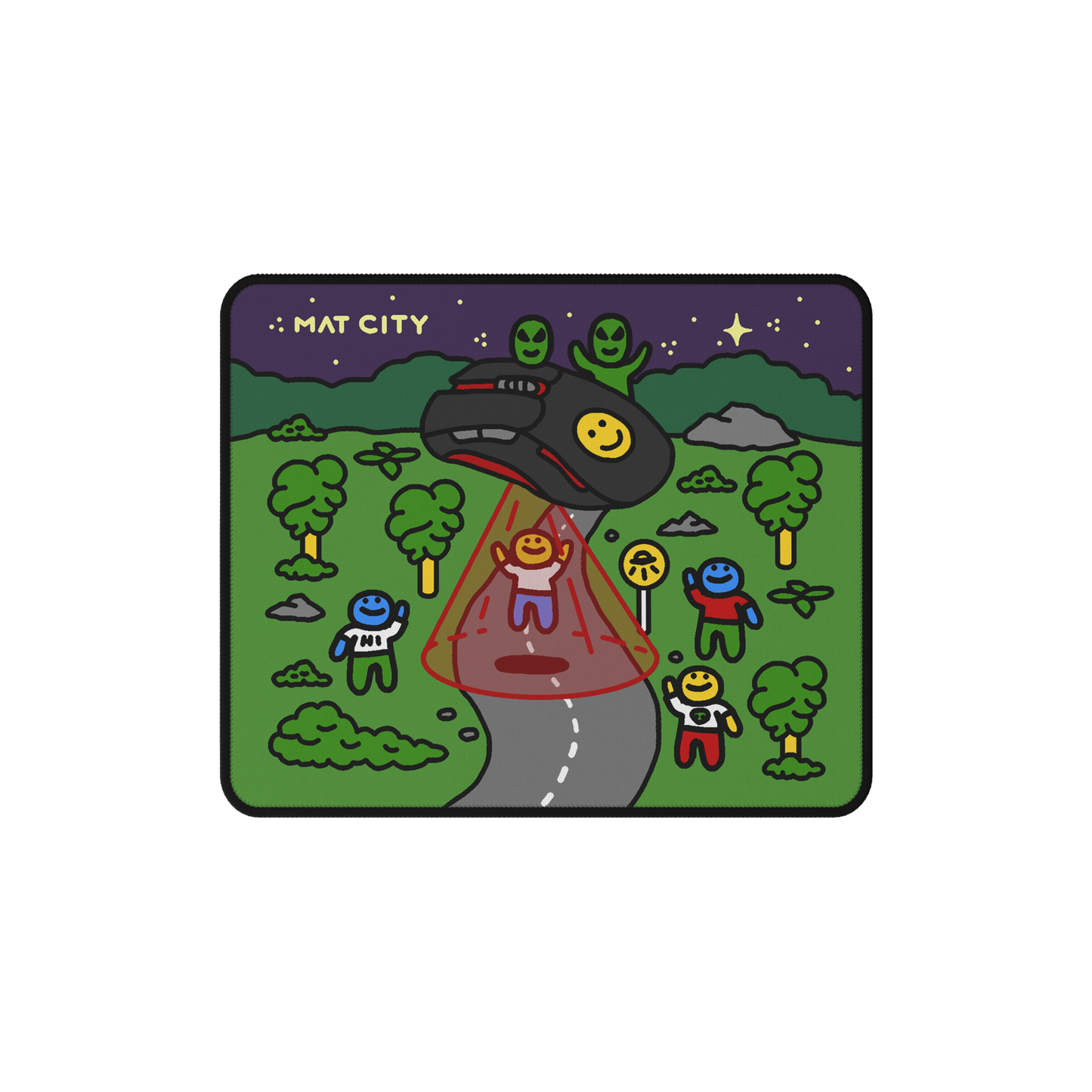 Matcity Unexpected Guests Mouse Mat Small