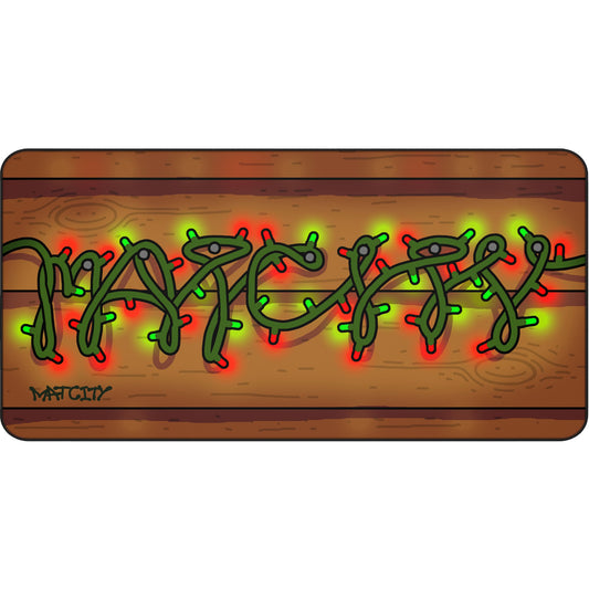 Matcity Christmas Lights Mouse Pad Large