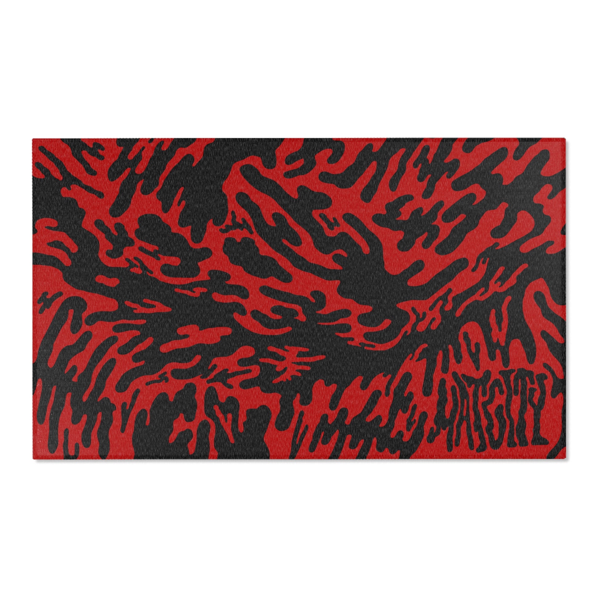 Red Tieger camouflage patterned mat with a Matcity brand logo on a white background