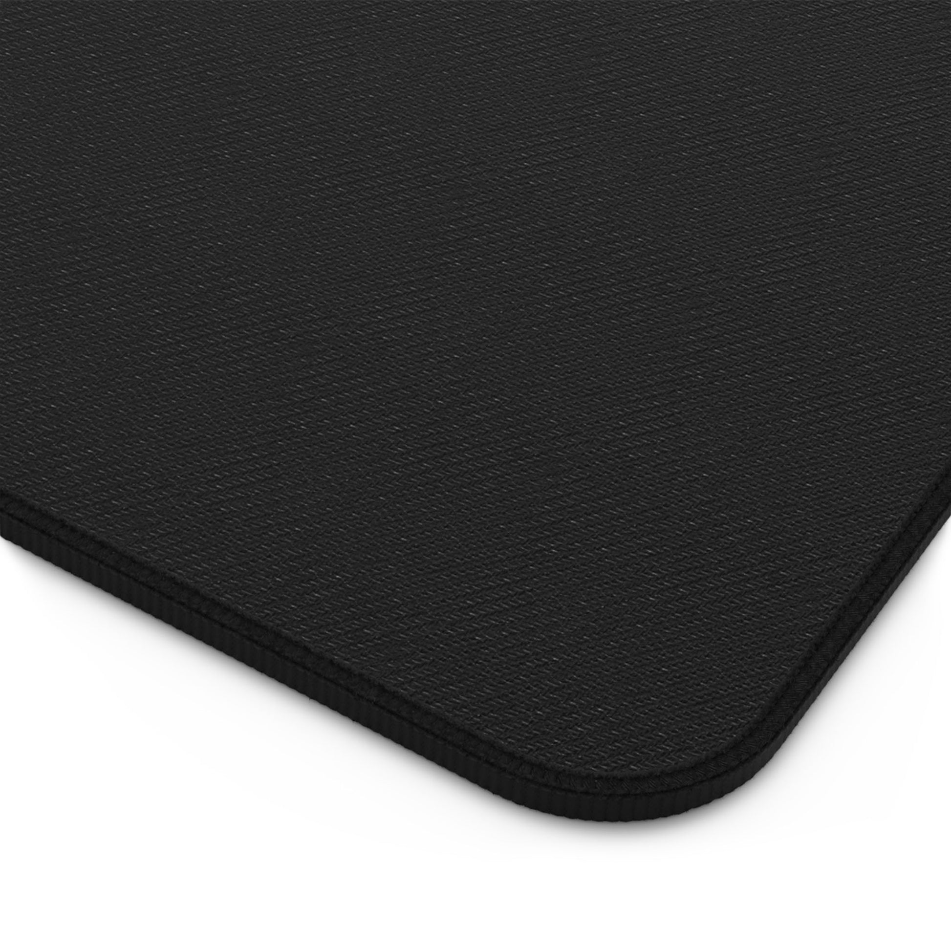 The solid black back of the Matcity Christmas Lights Mouse Pad Medium, showing its non-slip texture for a firm grip.